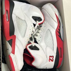 Fire Red Jordan 5s