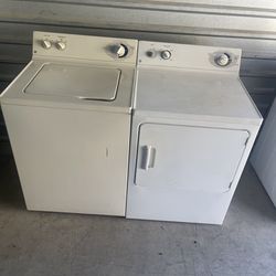 GE Washer And Electric Dryer