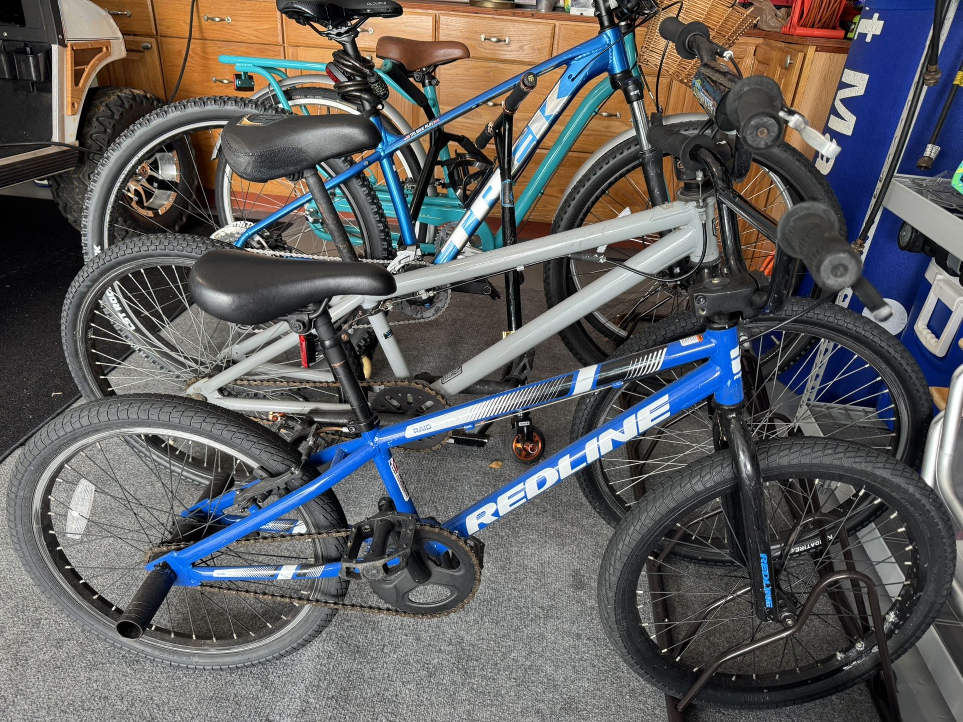 BMX Redline Bike Blue