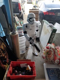 4 Foot Storm Trooper With Motoin Sound Effects