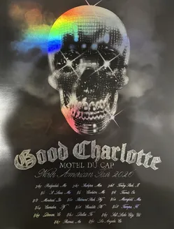 2026 GOOD CHARLOTTE Tour Poster SOLD OUT LIMITED EDITION Holographic