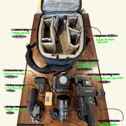 Please Take it All it’s Nikon and Sony Camera Equipments 