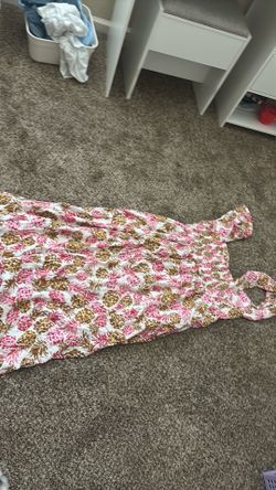 Summer floral dress