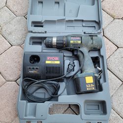 12v Ryobi Drill & Charger, Used