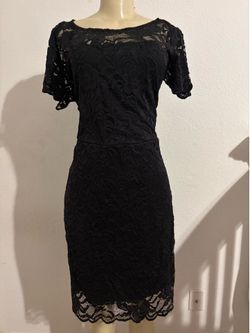 Black plus size dress
