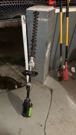 Greenworks Cordless Pole Hedge Trimmer