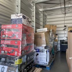 New Lowes  Pallets  Liquidation !! Tools Toolboxes Vacuums Air Conditioners