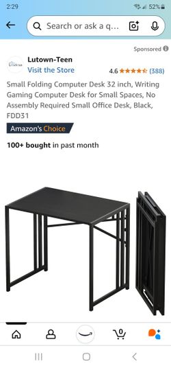 Lutown-teen folding desk - NEW