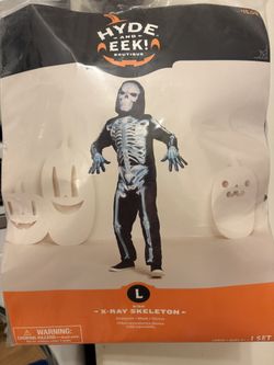 X-Ray Skeleton Costume (kids Large)