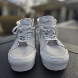 Vans Sk8-Hi Tapered Soft Suede Stackform M 7.5 W 9