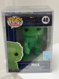 Funko Pop Marvel The Infinity Saga Artist Series Hulk #48 Green Bobble Head