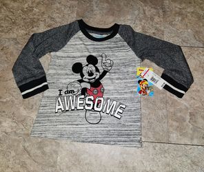 Disney mickey mouse toddler new shirt