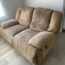 Free Reclining Couch Set