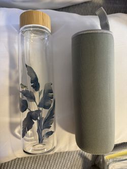 Glass Water Bottle