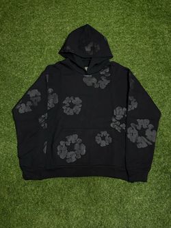 Black On Black Denim Tears Hoodie