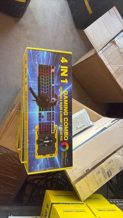 keyboard, mouse headset, and mouse pad 4 in 1 keyboard, mouse headset, and mouse pad