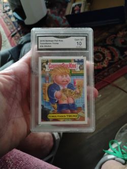 Cumulus Trump Garbage Pail Card
