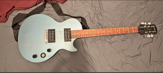 blue epiphone les paul special edition