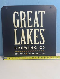 Great Lakes Brewing Co. Double-Sided Brewery Sign