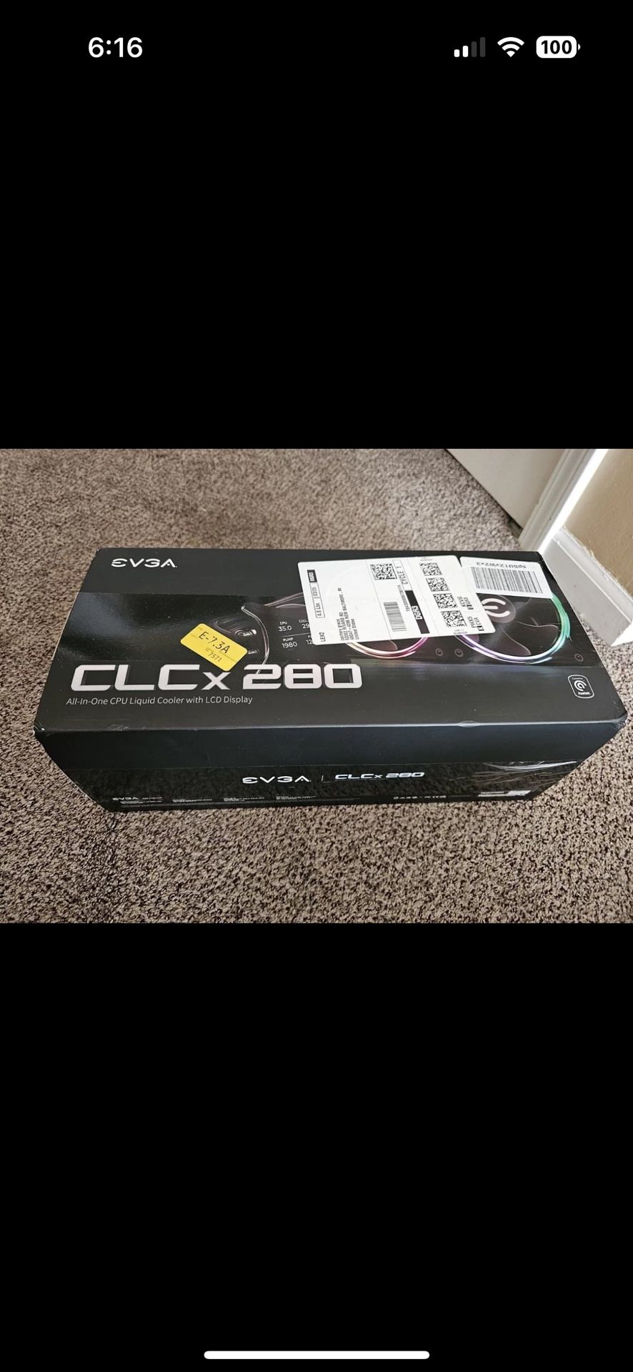 LCD Screen Evga Liquid Cooling
