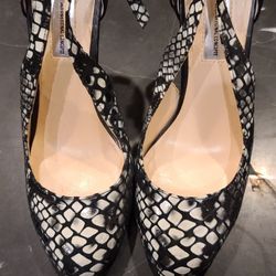 I.N.C international concepts snake print heels

