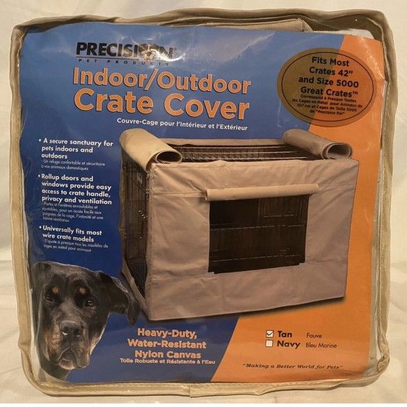 Indoor & Outdoor Dog Crate Cover - Large