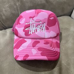 Bape x Stussy Trucker Hat