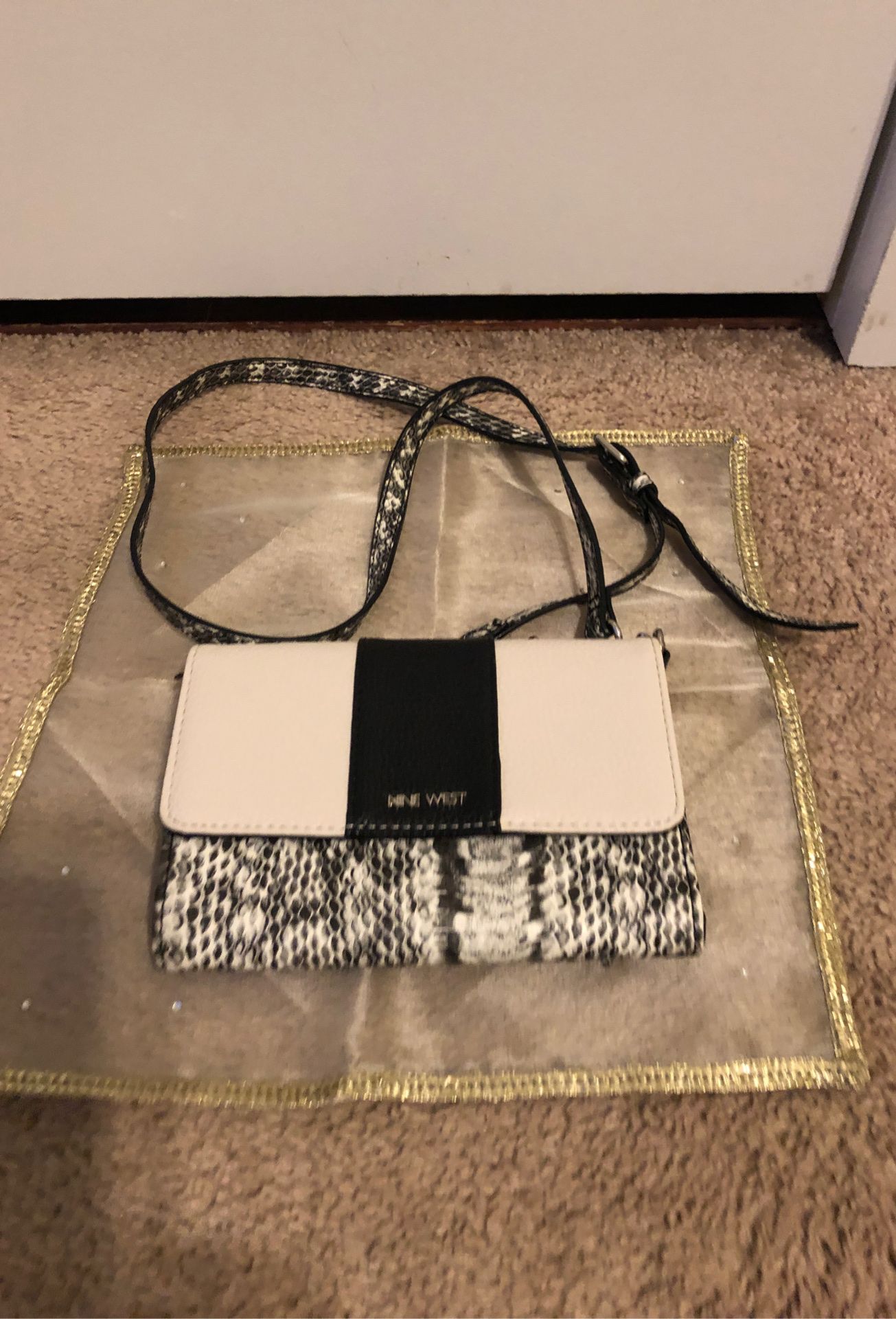 Brand new Nine West Shoulder Bag in Black and Beige