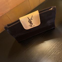 YSL Brown Clutch With Mirror