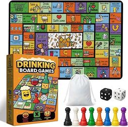 Brand New Funny 21+ Party Board Game with Rubber Mat for 2-8 Players