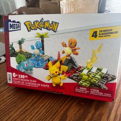 Pokémon kanto region team mega blocks