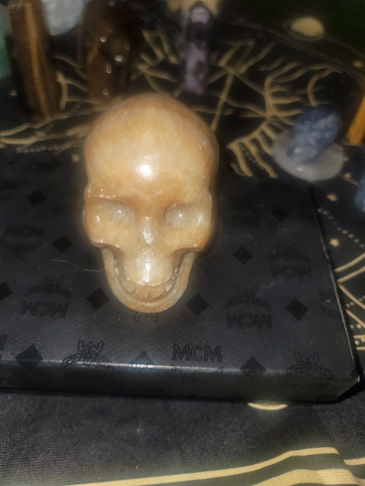 Citrine SKULL CRYSTAL