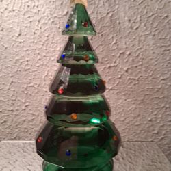 Beautiful Crystal Glass Christmas Tree 