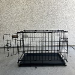 Small Dog Crate  (L -22 in, W - 13 in, H - 15.5 in)