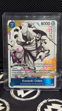 Kouzuki Oden ST22-005 SR⭐ Alt Art One Piece TCG (ST22 Starter Deck set) English
