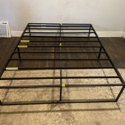 14 Inch Queen Bed Frame Heavy Duty Steel Slat Support 