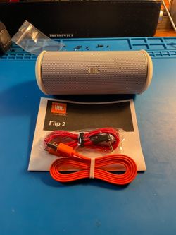 JBL Flip 2 Portable Wireless Bluetooth Speaker with Built-In Mic