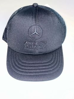 Mercedes-AMG Petronas Adidas  F1 Mesh Snapback Trucker Cap One Size Kids Black