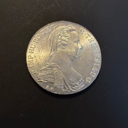 1780 Maria Theresa Silver Thaler