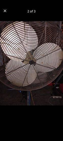 steel frame heavy duty metal fan