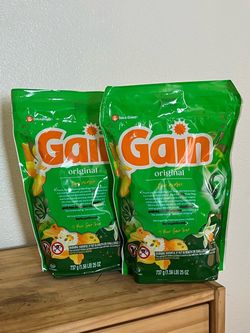 Gain Flings Original Laundry Detergent - Large Bags (New & Sealed)