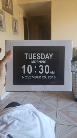 Day Screen Clock, American Lifetime Day Clock NEW