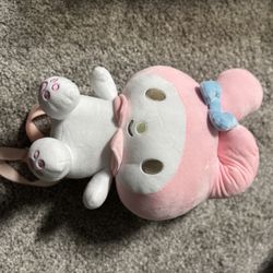 🎀 My Melody Plush Backpack – Soft, Kawaii, and Cuddly! 🎀