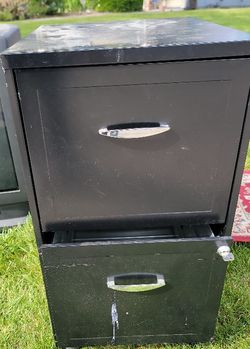 2 drawer Cabinet On Wheels