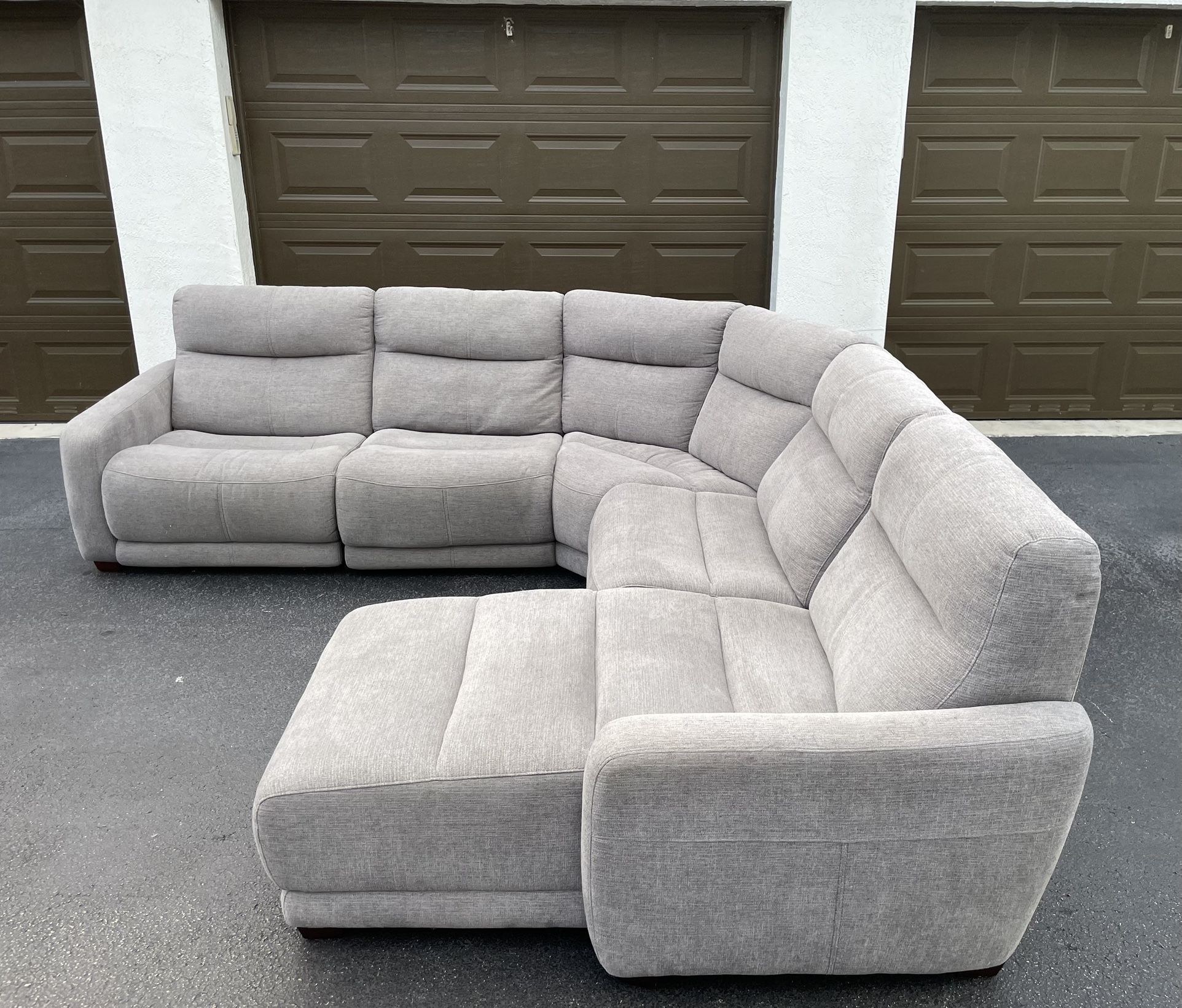🛋️ Sectional Couch/Sofa - Recliner - Fabric - Gray - Delivery Available 🚛