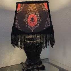 Spider Web Gothic Lamp