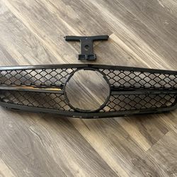 Black Front Grille For 2008-2014 Mercedes Benz