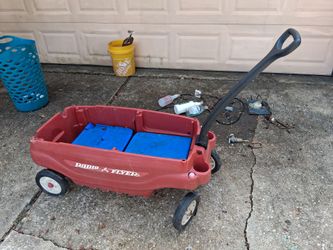 Plastic Radio Flyer Wagon