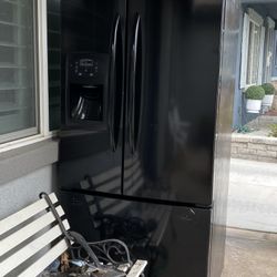 Maytag black refrigerator 