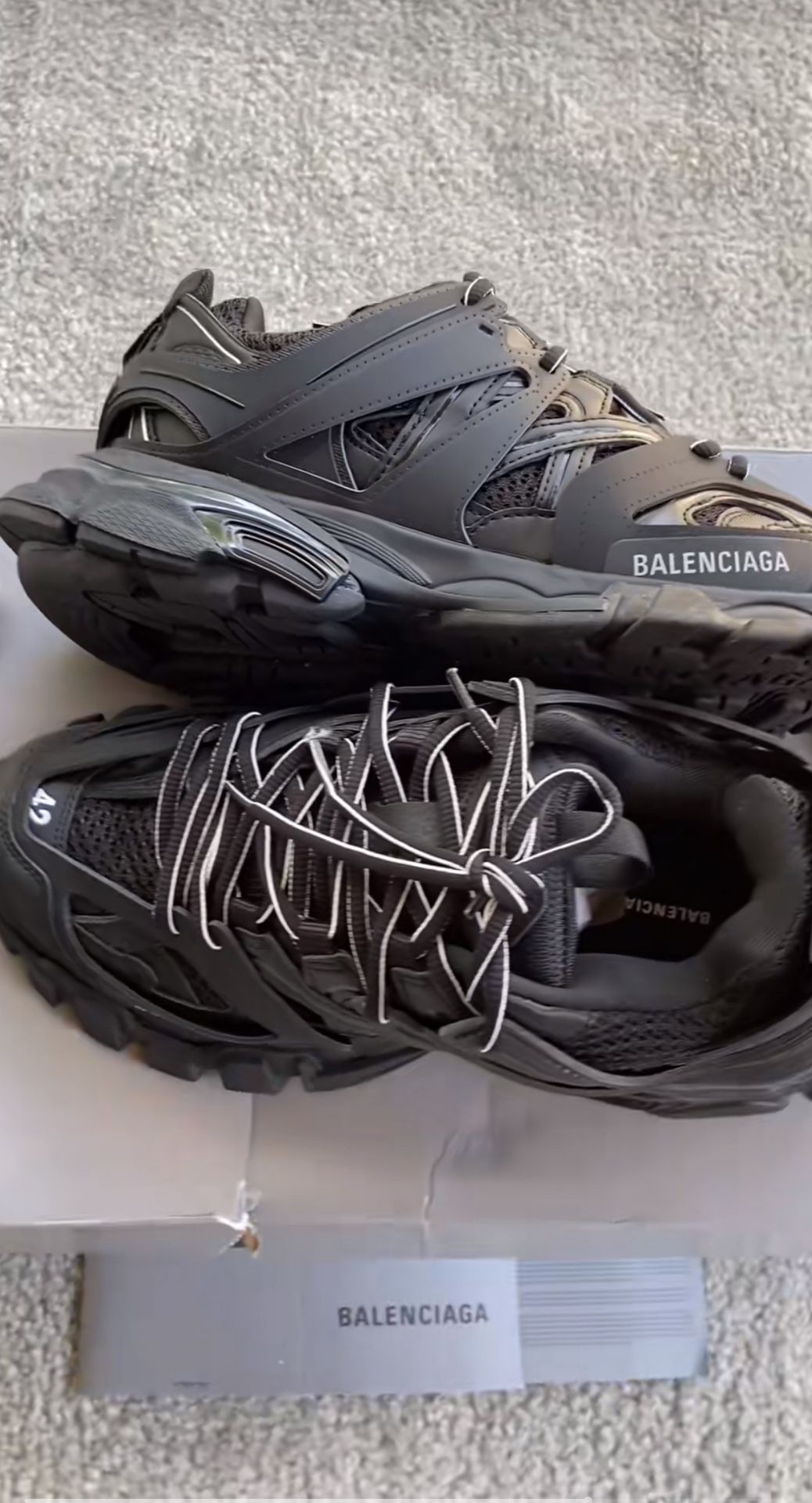 Balenciaga Track Runners Triple Black